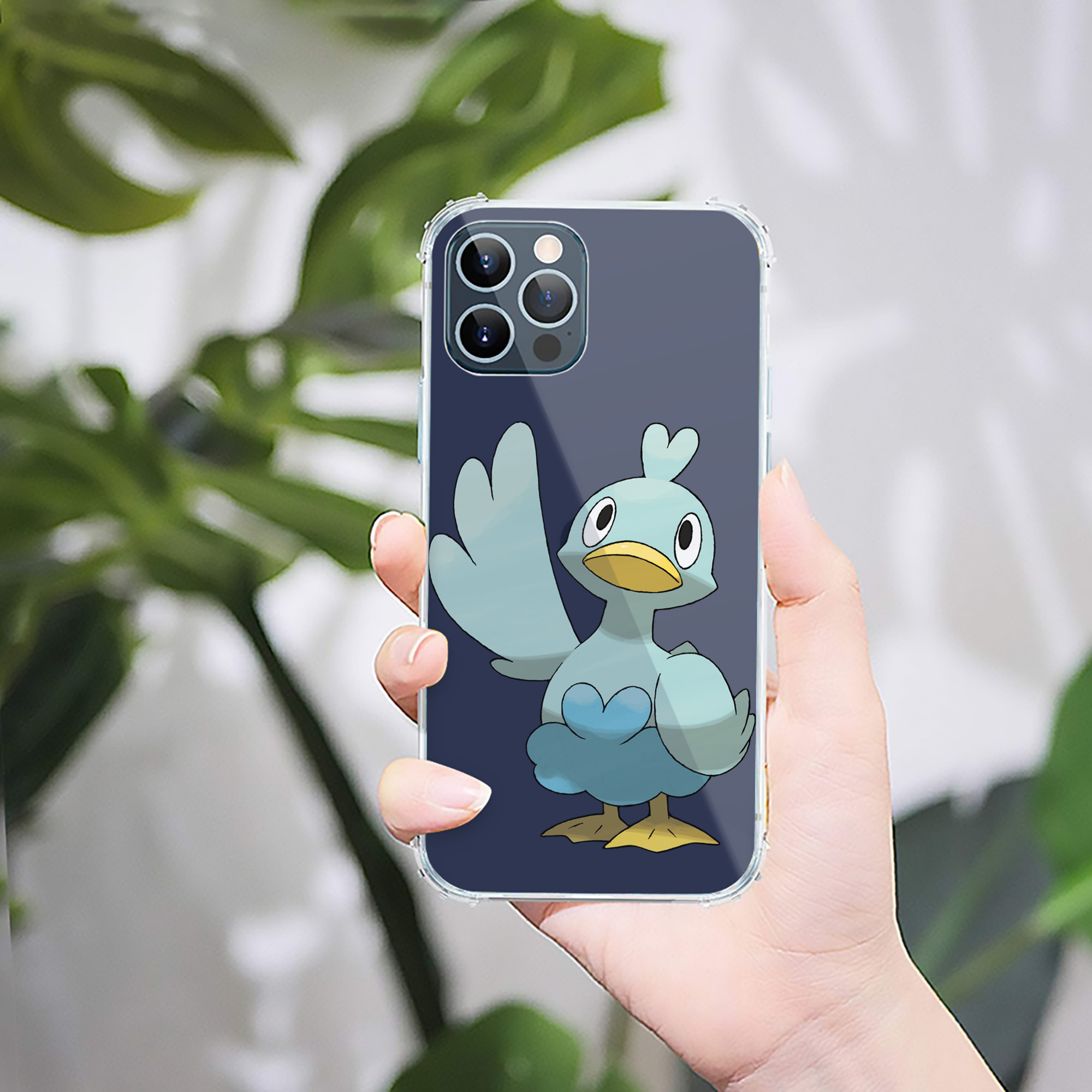 （画像用） ポケットモンスター Pokémon 【iPhone 12シリーズ対応】透明スマホケース（クリアソフトケース）